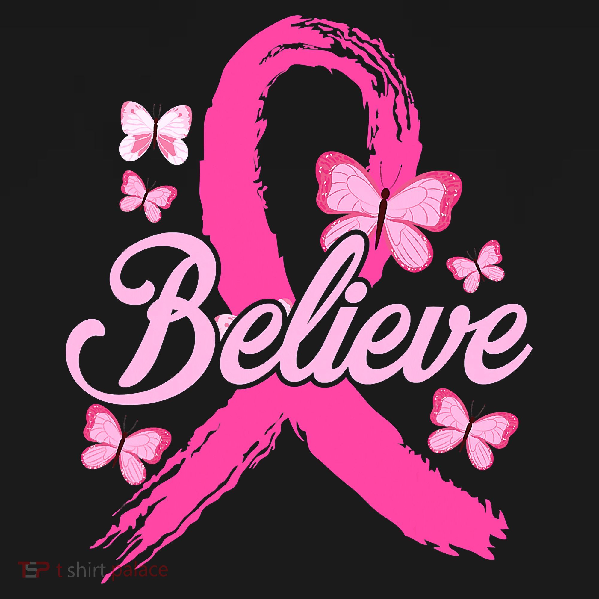 Believe Breast Cancer Awareness Month Breast Cancer Women's Hoodie