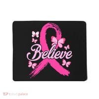 Believe Breast Cancer Awareness Month Breast Cancer Mousepad thumb 0