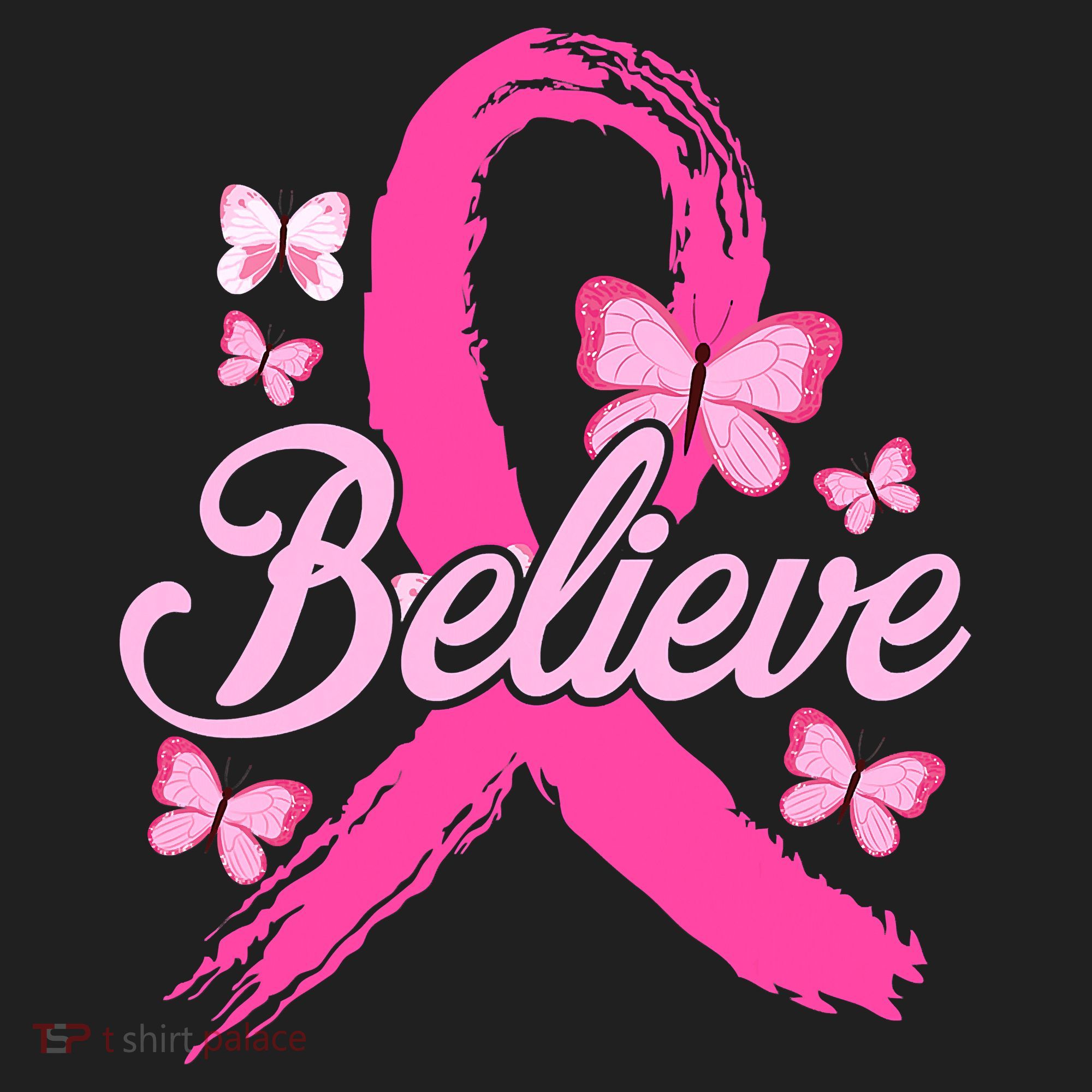 Believe Breast Cancer Awareness Month Breast Cancer Golf Towel