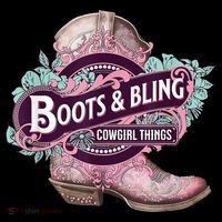 Boots & Bling Cowgirl Things Cute Western Country Rodeo Coffee Mug thumb 5