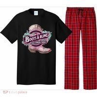 Boots & Bling Cowgirl Things Cute Western Country Rodeo Pajama Set thumb 0