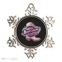 Boots & Bling Cowgirl Things Cute Western Country Rodeo Ornament thumb 0