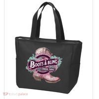 Boots & Bling Cowgirl Things Cute Western Country Rodeo Tote Bag thumb 3