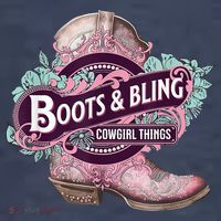Boots & Bling Cowgirl Things Cute Western Country Rodeo T-Shirt thumb 5