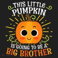 Big Brother Cute Thanksgiving Pumpkin Pregnancy Announcement Women's Sweatshirt thumb 2