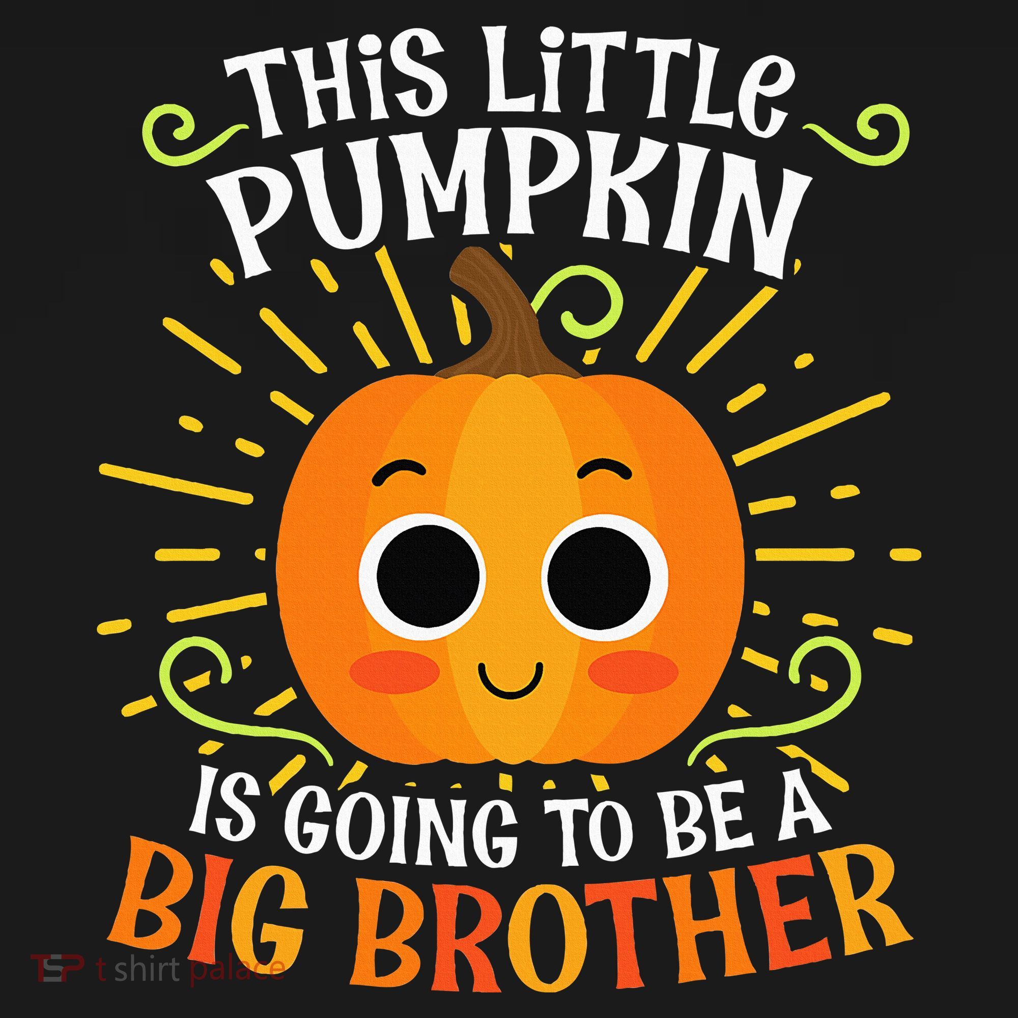Big Brother Cute Thanksgiving Pumpkin Pregnancy Announcement Women's Hoodie