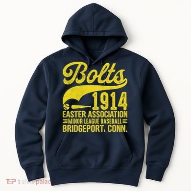 Bridgeport Bolts Connecticut Vintage Baseball Team Hoodie