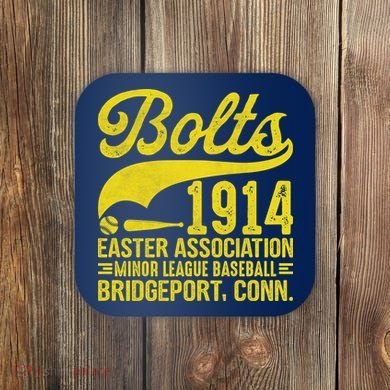 Bridgeport Bolts Connecticut Vintage Baseball Team Coaster