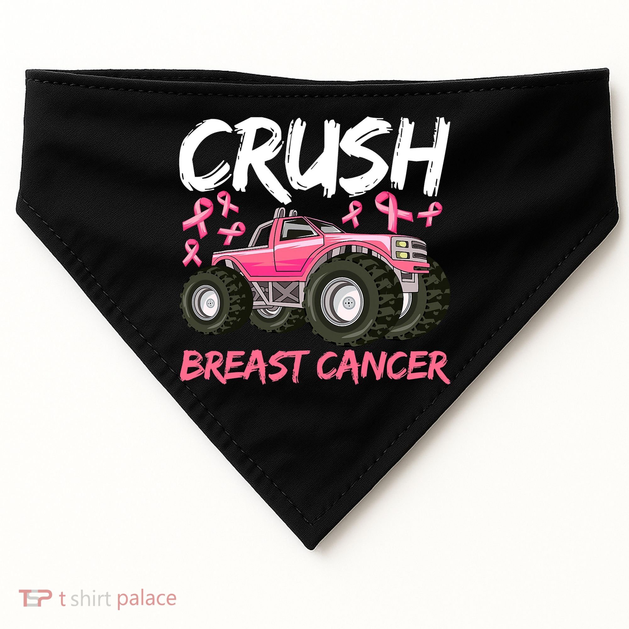 Boys Breast Cancer Awareness For Boys Toddlers USA-Made Doggie Bandana