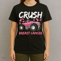 Boys Breast Cancer Awareness For Boys Toddlers T-Shirt thumb 4