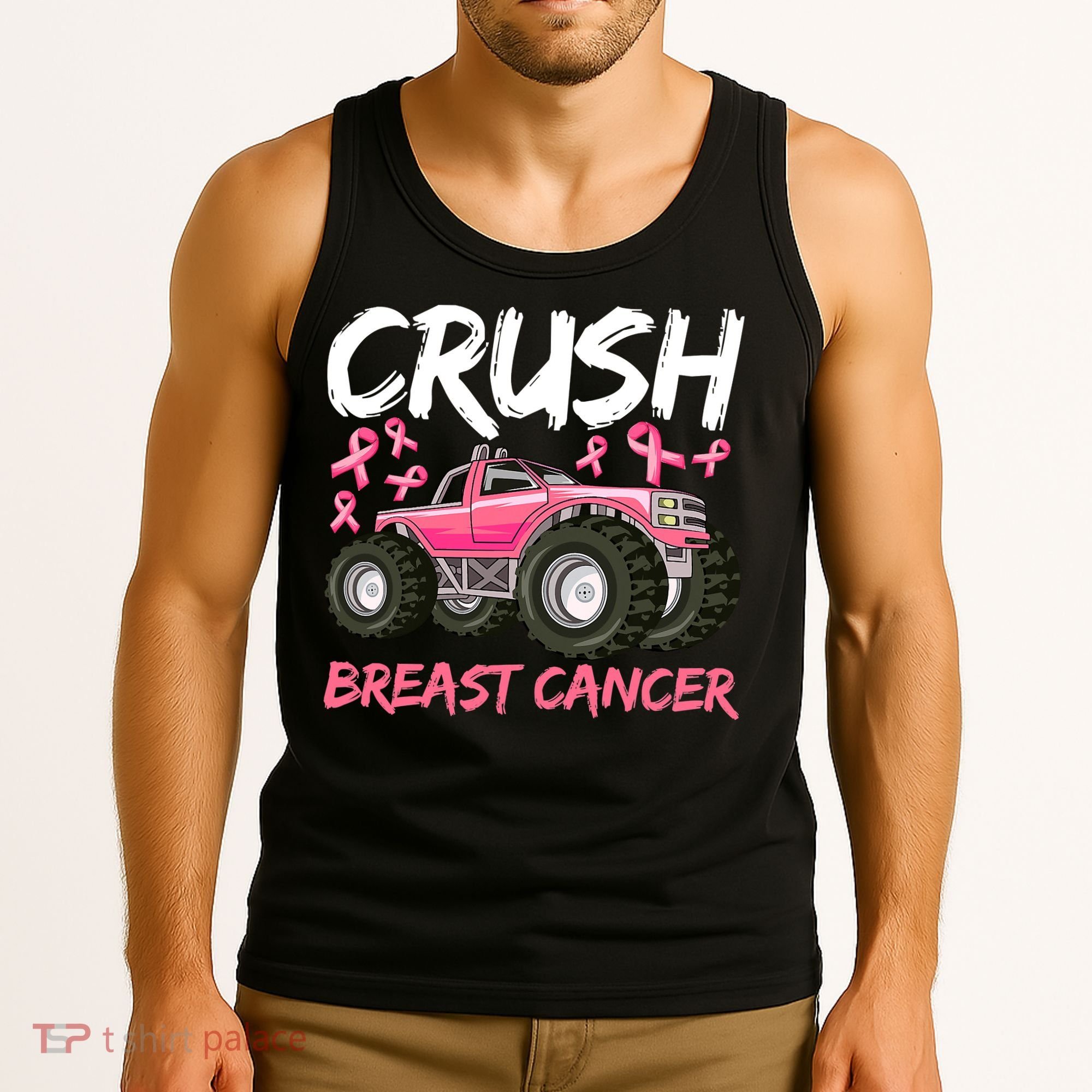 Boys Breast Cancer Awareness For Boys Toddlers Tank Top