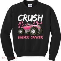 Boys Breast Cancer Awareness For Boys Toddlers Kids Sweatshirt thumb 0