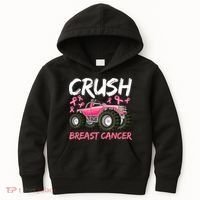 Boys Breast Cancer Awareness For Boys Toddlers Kids Hoodie thumb 0