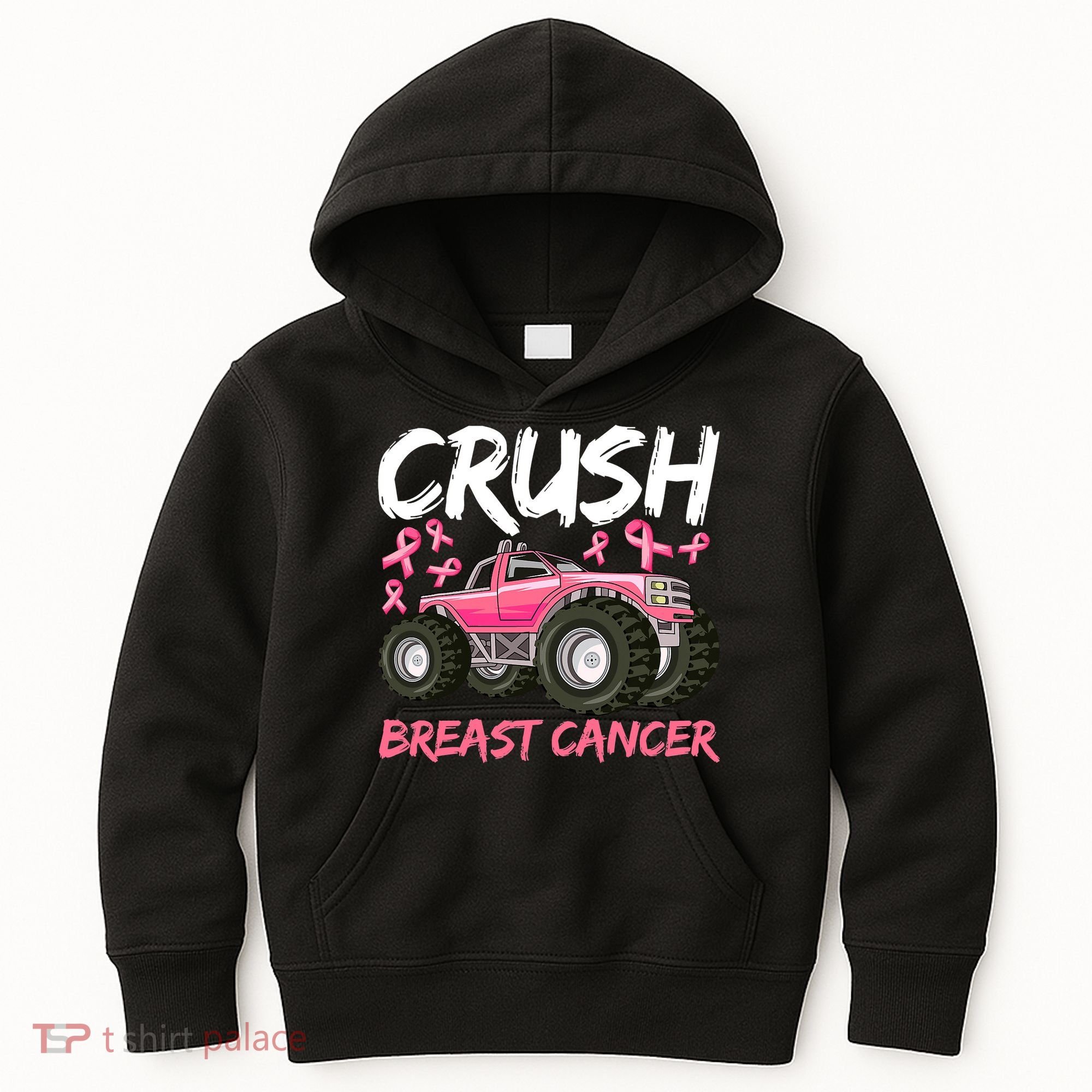 Boys Breast Cancer Awareness For Boys Toddlers Kids Hoodie