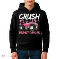 Boys Breast Cancer Awareness For Boys Toddlers Kids Hoodie thumb 4