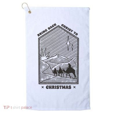 Bring Back Christ To Christmas Golf Towel
