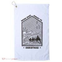 Bring Back Christ To Christmas Golf Towel thumb 0