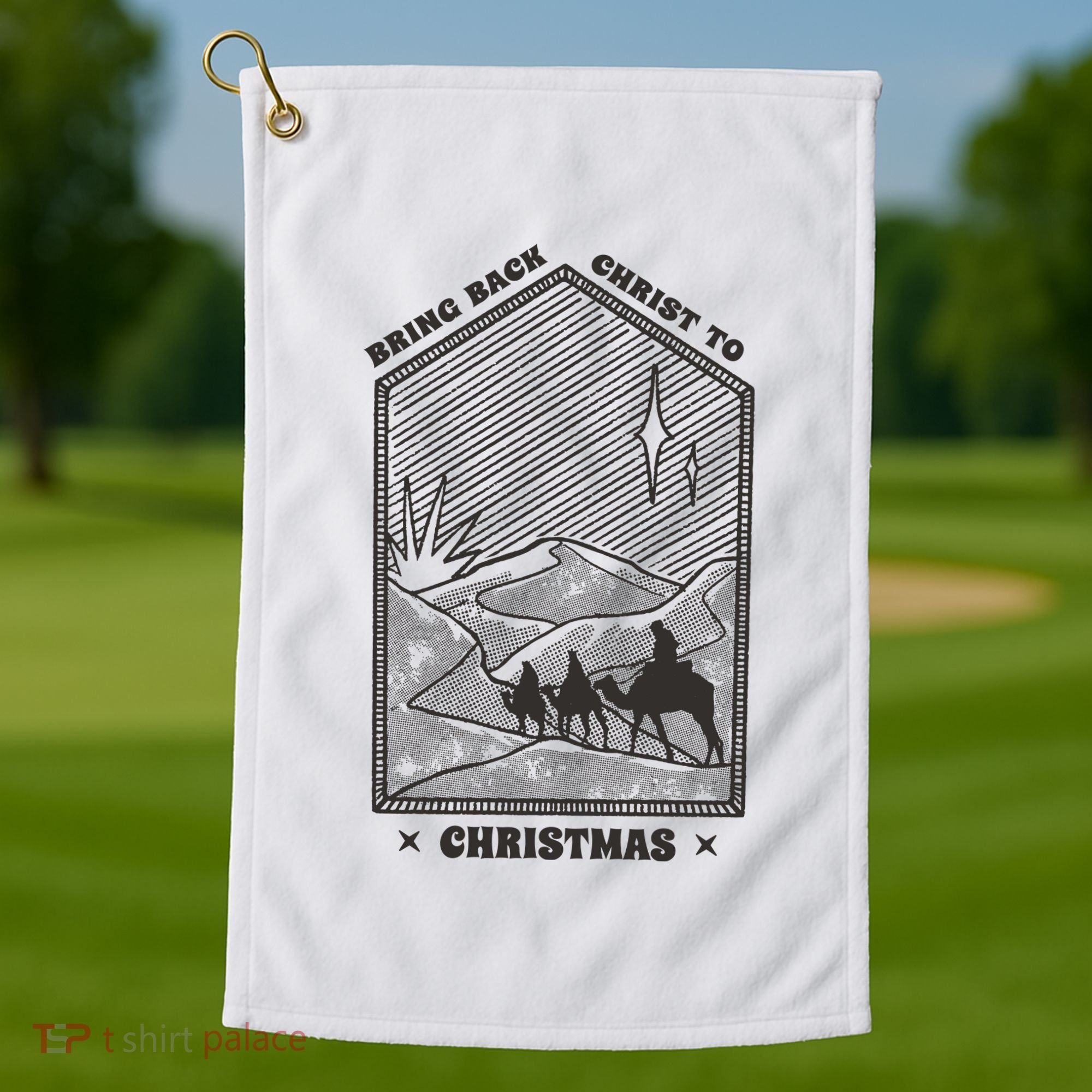 Bring Back Christ To Christmas Golf Towel