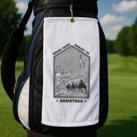 Bring Back Christ To Christmas Golf Towel thumb 2