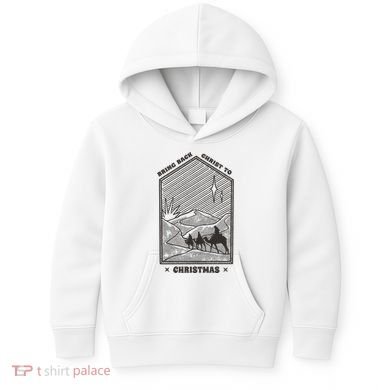 Bring Back Christ To Christmas Kids Hoodie