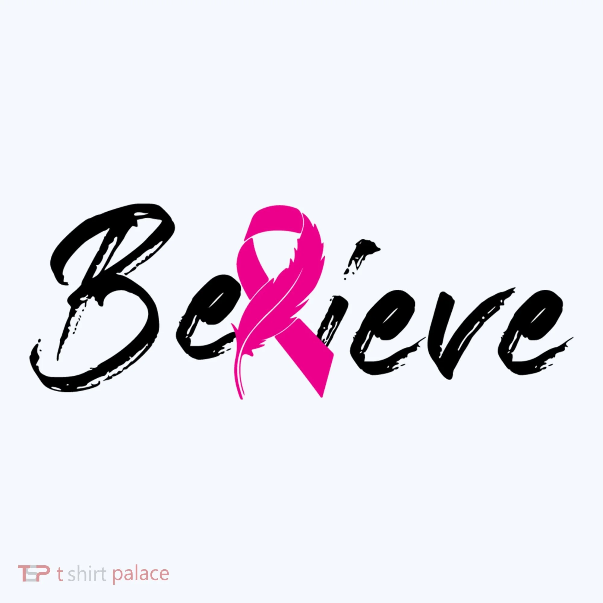 Believe Breast Cancer Awareness Month Ornament