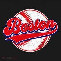 Boston Baseball Cityscape Distressed Women Doggie Tank thumb 4