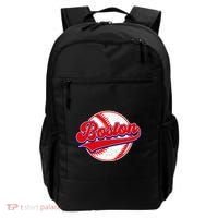 Boston Baseball Cityscape Distressed Women Backpack thumb 0