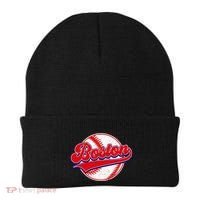 Boston Baseball Cityscape Distressed Women Beanie thumb 0