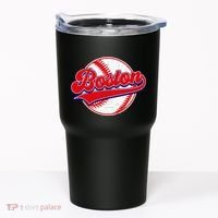 Boston Baseball Cityscape Distressed Women Tumbler thumb 0