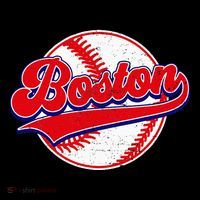 Boston Baseball Cityscape Distressed Women Ornament thumb 1