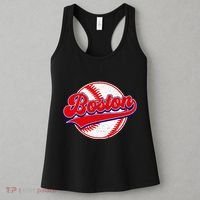 Boston Baseball Cityscape Distressed Women Women's Tank Top thumb 3