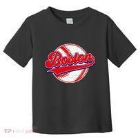 Boston Baseball Cityscape Distressed Women Toddler T-Shirt thumb 0