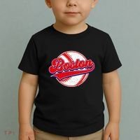 Boston Baseball Cityscape Distressed Women Toddler T-Shirt thumb 2