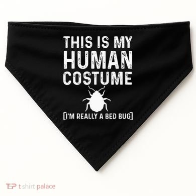 Bed Bug Costume Parasite Hunter Funny USA-Made Doggie Bandana