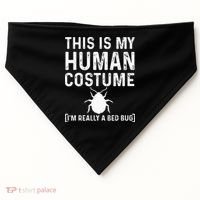 Bed Bug Costume Parasite Hunter Funny USA-Made Doggie Bandana thumb 0