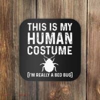 Bed Bug Costume Parasite Hunter Funny Coaster thumb 0