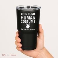 Bed Bug Costume Parasite Hunter Funny Tumbler thumb 2