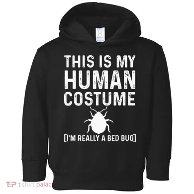 Bed Bug Costume Parasite Hunter Funny Toddler Hoodie