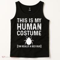 Bed Bug Costume Parasite Hunter Funny Tank Top thumb 2