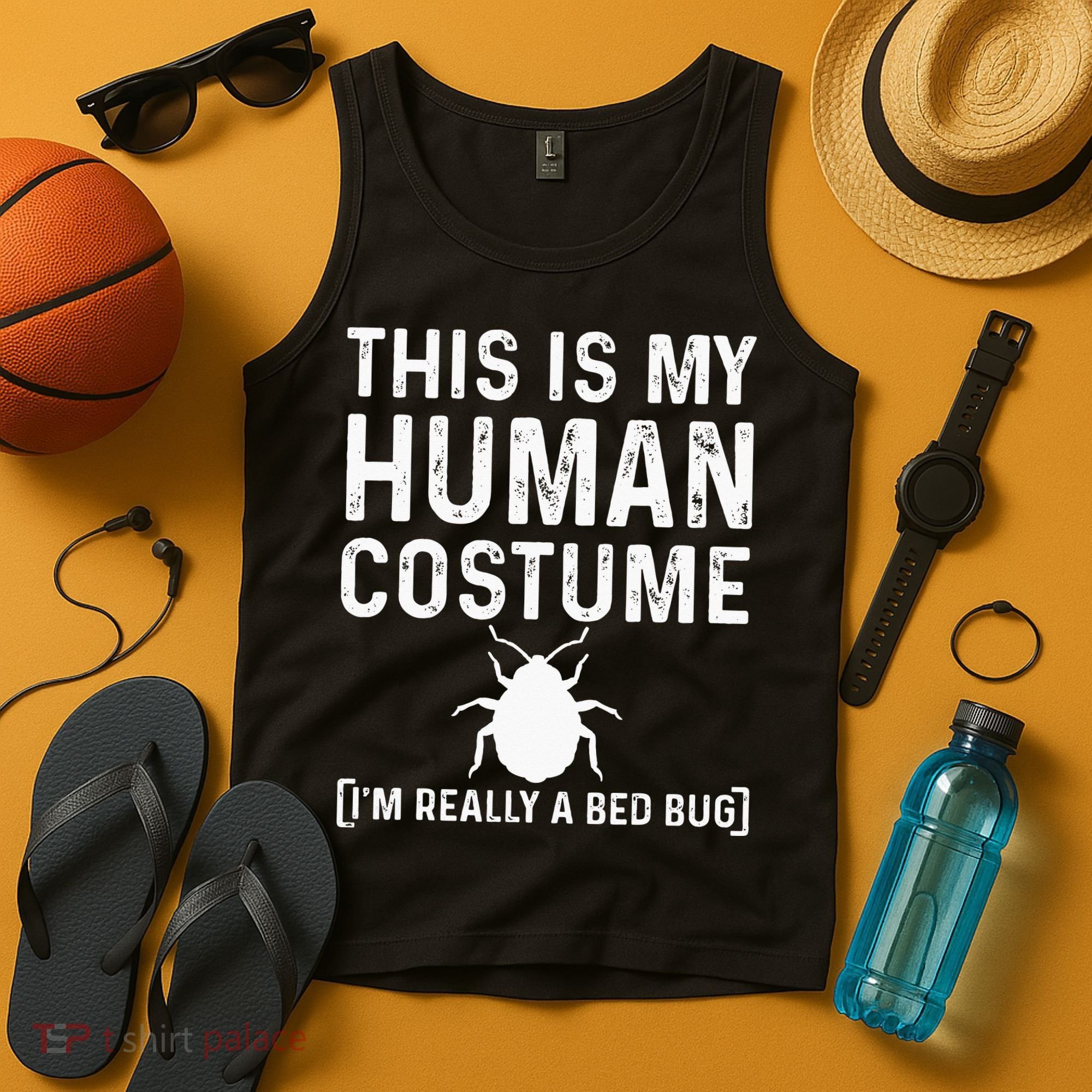 Bed Bug Costume Parasite Hunter Funny Tank Top