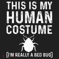 Bed Bug Costume Parasite Hunter Funny Golf Towel thumb 3