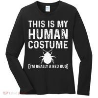 Bed Bug Costume Parasite Hunter Funny Women's Long Sleeve Shirt thumb 0