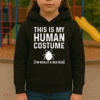 Bed Bug Costume Parasite Hunter Funny Kids Hoodie thumb 3