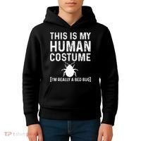 Bed Bug Costume Parasite Hunter Funny Kids Hoodie thumb 4