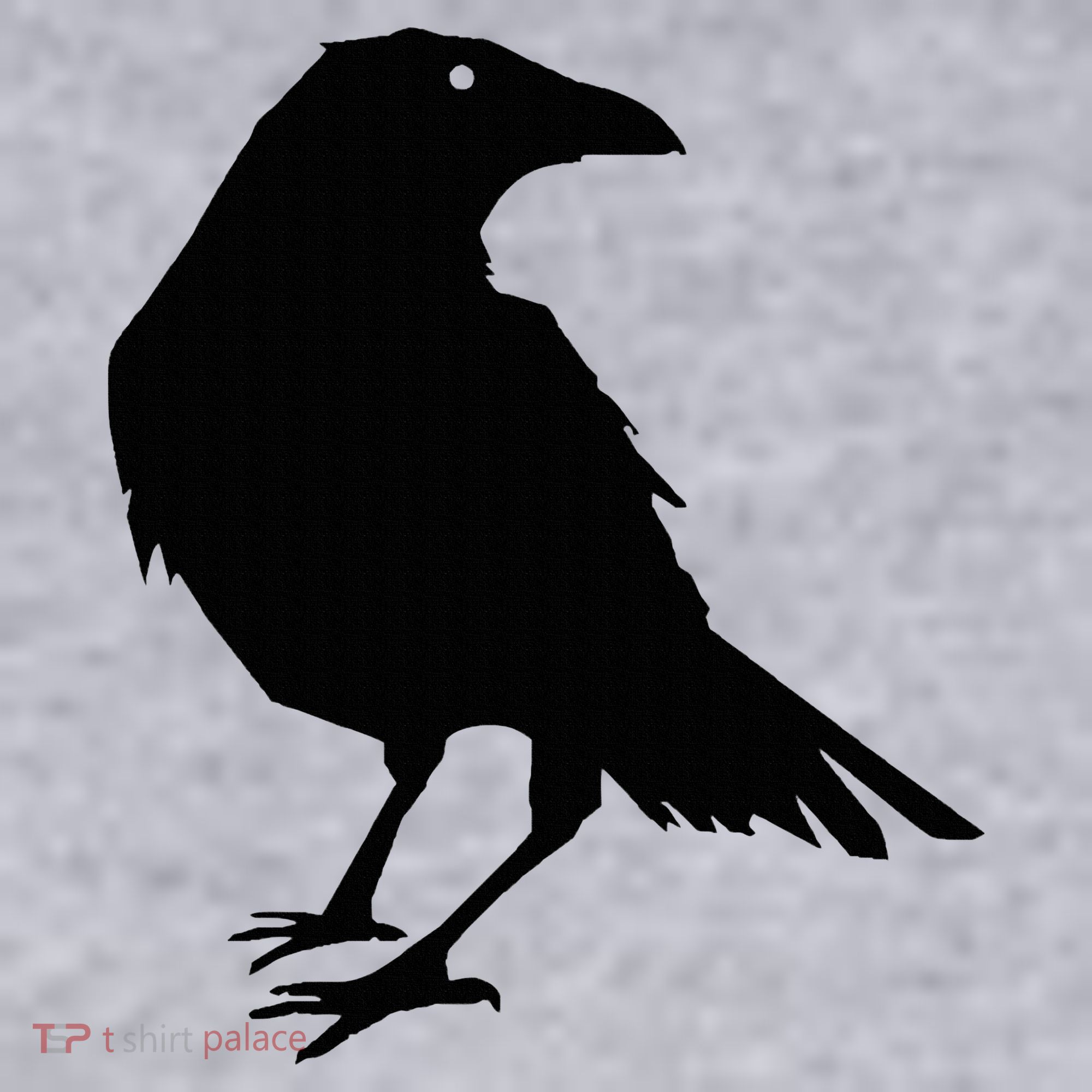 Beautiful Black Crow Raven Bird Silhouette Sweater Women's Sweatshirt
