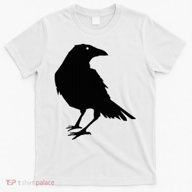 Beautiful Black Crow Raven Bird Silhouette Sweater T-Shirt