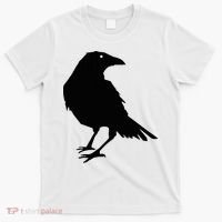 Beautiful Black Crow Raven Bird Silhouette Sweater T-Shirt thumb 0