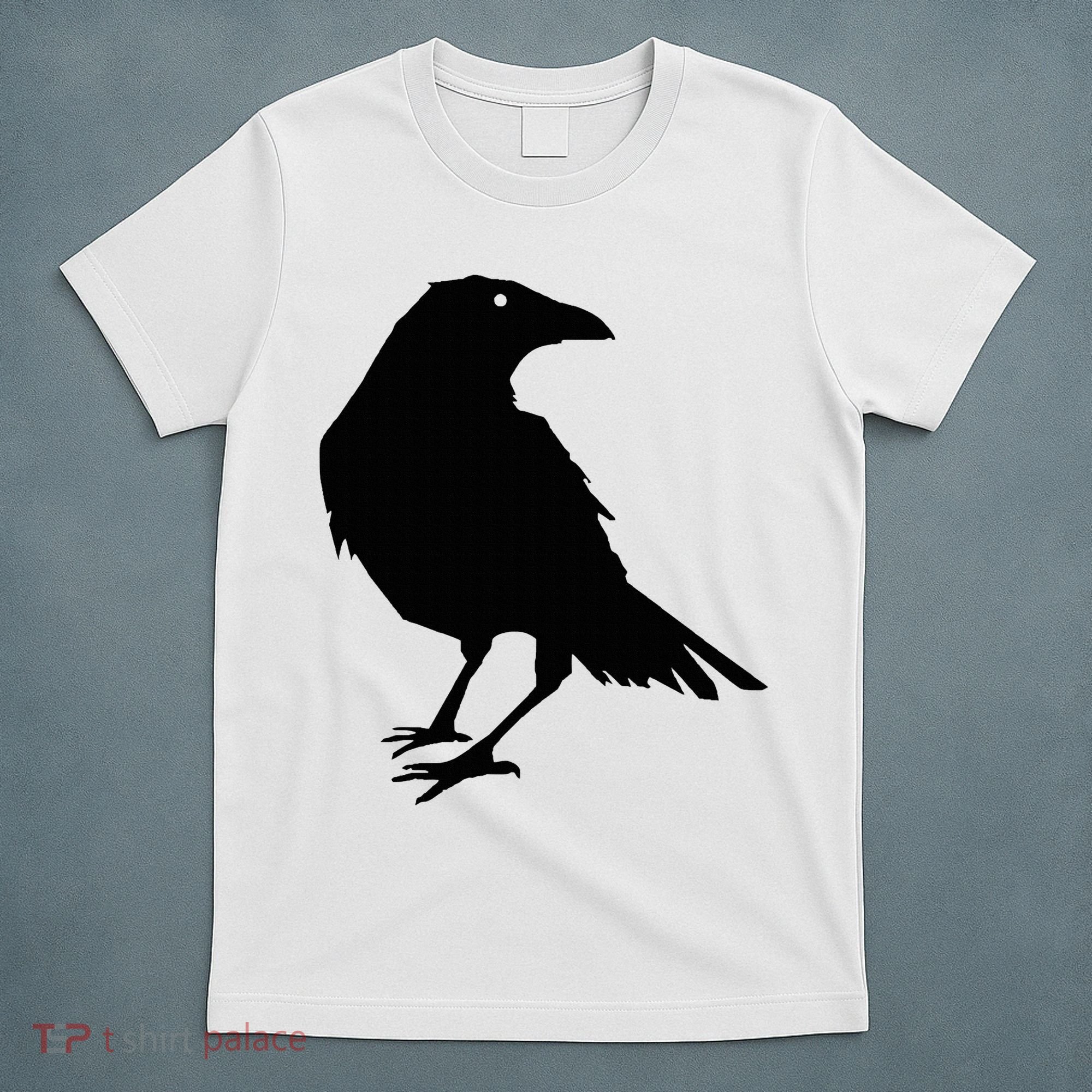 Beautiful Black Crow Raven Bird Silhouette Sweater T-Shirt