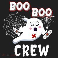 Boo Boo Crew Cute Nurse Ghost Women's Sweatshirt thumb 2