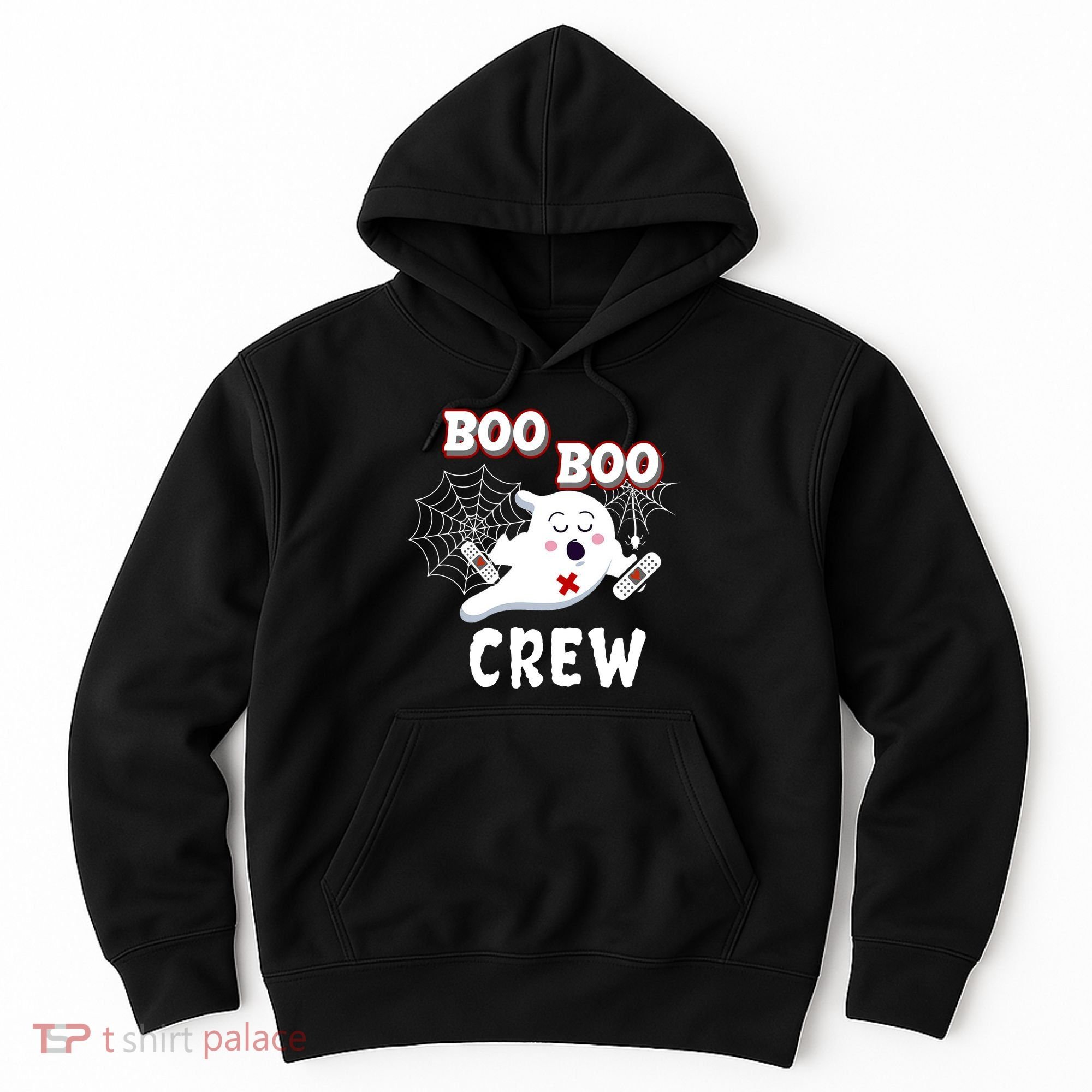 Boo Boo Crew Cute Nurse Ghost Hoodie
